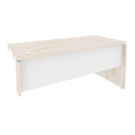 Офисная мебель Onix Стол-приставка правый к опорным элементам O.SPR-4.7 (R) Денвер светлый/Белый бриллиант 1580x720x750