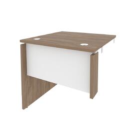 Офисная мебель Onix Стол-приставка левый к опорным элементам O.SPR-0.8 (L) Дуб аризона/Белый бриллиант 780x800x750