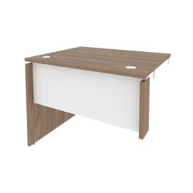 Офисная мебель Onix Стол-приставка левый к опорным элементам O.SPR-1.8 (L) Дуб аризона/Белый бриллиант 980x800x750