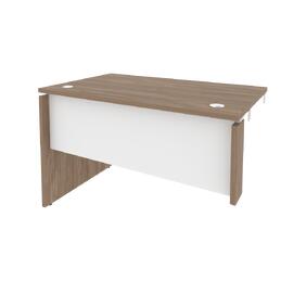 Офисная мебель Onix Стол-приставка левый к опорным элементам O.SPR-2.7 (L) Дуб аризона/Белый бриллиант 1180x720x750