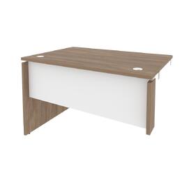 Офисная мебель Onix Стол-приставка левый к опорным элементам O.SPR-2.8 (L) Дуб аризона/Белый бриллиант 1180x800x750