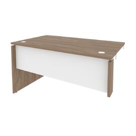 Офисная мебель Onix Стол-приставка левый к опорным элементам O.SPR-3.8 (L) Дуб аризона/Белый бриллиант 1380x800x750
