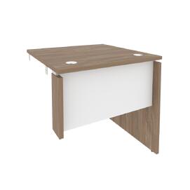 Офисная мебель Onix Стол-приставка правый к опорным элементам O.SPR-0.8 (R) Дуб аризона/Белый бриллиант 780x800x750
