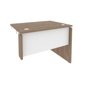 Офисная мебель Onix Стол-приставка правый к опорным элементам O.SPR-1.7 (R) Дуб аризона/Белый бриллиант 980x720x750