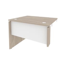Офисная мебель Onix Стол-приставка левый к опорным элементам O.SPR-1.8 (L) Дуб аттик/Белый бриллиант 980x800x750