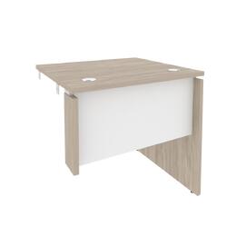 Офисная мебель Onix Стол-приставка правый к опорным элементам O.SPR-0.7 (R) Дуб аттик/Белый бриллиант 780x720x750