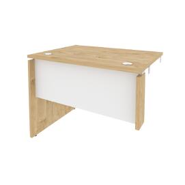 Офисная мебель Onix Стол-приставка левый к опорным элементам O.SPR-1.7 (L) Тиквуд светлый/Белый бриллиант 980x720x750
