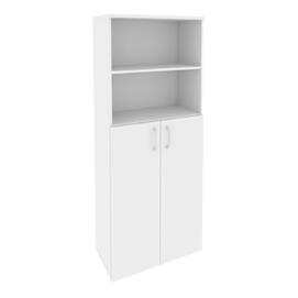 Офисная мебель Onix Шкаф высокий широкий O.ST-1.6 Белый бриллиант 800x420x1977