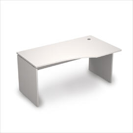 Офисная мебель Avance Стол криволинейный правый 6С.021 Белый 1600х900х750