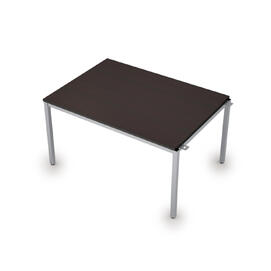 Офисная мебель Avance Бенч-системы для переговорных столов начальный модуль (сечение 40х40) 6МПН.003 Венге/Алюминий матовый 1400х1000х750