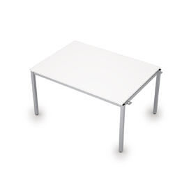 Офисная мебель Avance Бенч-системы для переговорных столов начальный модуль (сечение 40х40) 6МПН.003 Белый/Алюминий матовый 1400х1000х750