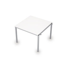Офисная мебель Avance Бенч-системы для переговорных столов начальный модуль (сечение 40х40) 6МПН.001 Белый/Алюминий матовый 1000х1000х750