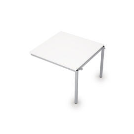 Офисная мебель Avance Бенч-системы для переговорных столов средний модуль (сечение 40х40) 6МПС.001 Белый/Алюминий матовый 1000х1000х750
