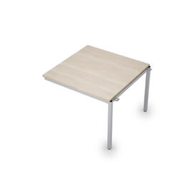Офисная мебель Avance Бенч-системы для переговорных столов средний модуль (сечение 40х40) 6МПС.001 Шамони светлый/Алюминий матовый 1000х1000х750