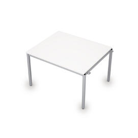 Офисная мебель Avance Бенч-системы для переговорных столов начальный модуль (сечение 40х40) 6МПН.002 Белый/Алюминий матовый 1200х1000х750