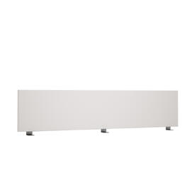 Офисная мебель Avance Барьер для столов 6С 6МД 6МК 6БР.007.1 Белый/Алюминий матовый 1200х16х300