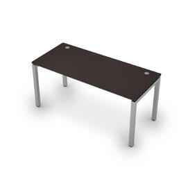 Офисная мебель Avance Стол прямолинейный (сечение 50х50) 6М.504 Венге/Алюминий матовый 1600х700х750