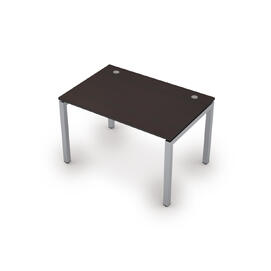 Офисная мебель Avance Стол прямолинейный (сечение 50х50) 6М.588 Венге/Алюминий матовый 1200х800х750