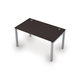 Офисная мебель Avance Стол прямолинейный (сечение 50х50) 6М.589 Венге/Алюминий матовый 1400х800х750