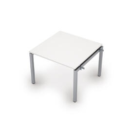 Офисная мебель Avance Бенч-системы для переговорных столов начальный модуль (сечение 50х50) 6МПН.501 Белый/Алюминий матовый 1000х1000х750