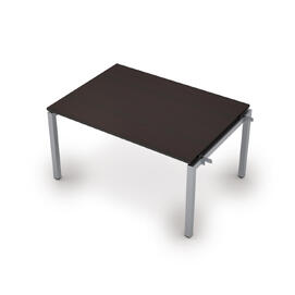 Офисная мебель Avance Бенч-системы для переговорных столов начальный модуль (сечение 50х50) 6МПН.503 Венге/Алюминий матовый 1400х1000х750