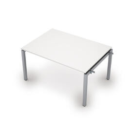 Офисная мебель Avance Бенч-системы для переговорных столов начальный модуль (сечение 50х50) 6МПН.503 Белый/Алюминий матовый 1400х1000х750