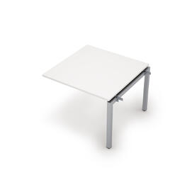 Офисная мебель Avance Бенч-системы для переговорных столов средний модуль (сечение 50х50) 6МПС.501 Белый/Алюминий матовый 1000х1000х750