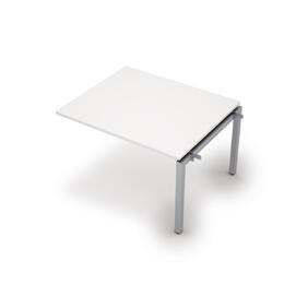 Офисная мебель Avance Бенч-системы для переговорных столов средний модуль (сечение 50х50) 6МПС.502 Белый/Алюминий матовый 1200х1000х750