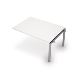 Офисная мебель Avance Бенч-системы для переговорных столов средний модуль (сечение 50х50) 6МПС.503 Белый/Алюминий матовый 1400х1000х750