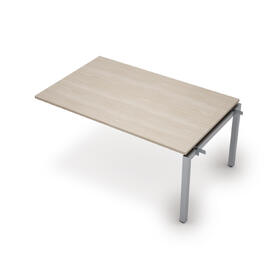 Офисная мебель Avance Бенч-системы для переговорных столов средний модуль (сечение 50х50) 6МПС.504 Шамони светлый/Алюминий матовый 1600х1000х750