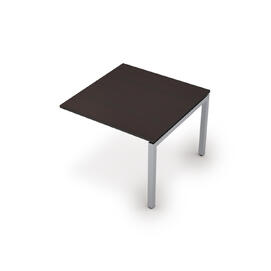 Офисная мебель Avance Бенч-системы для переговорных столов конечный модуль (сечение 50х50) 6МПК.501 Венге/Алюминий матовый 1000х1000х750