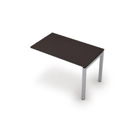 Офисная мебель Avance Приставной элемент (сечение 50х50) 6МПР.502 Венге/Алюминий матовый 1200х700х750