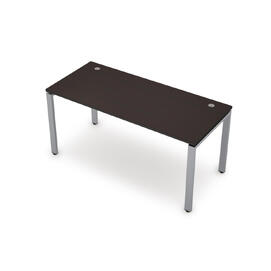 Офисная мебель Avance Стол прямолинейный без экрана (сечение 60х30) 6М.667 Венге/Алюминий матовый 1000х600х750