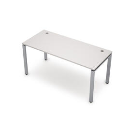 Офисная мебель Avance Стол прямолинейный без экрана (сечение 60х30) 6М.667 Белый/Алюминий матовый 1000х600х750
