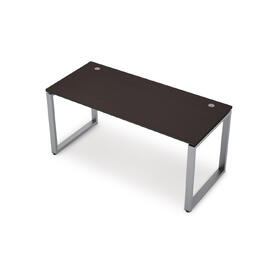 Офисная мебель Avance Стол прямолинейный (сечение 60х30) 6М-О.687 Венге/Алюминий матовый 1000х800х750
