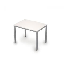 Офисная мебель Avance Стол прямолинейный (сечение 50х50) 6М.567 Белый/Алюминий матовый 1000х600х750