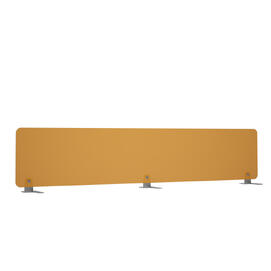Офисная мебель Avance Барьер оргстекло для столов 6МБК.2, 6МБС.2 6БР.030.3 Оранжевый/Алюминий матовый 1500х4х300