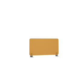 Офисная мебель Avance Барьер оргстекло для столов 6С, 6МД, 6МК 6БР.040.1 Оранжевый/Алюминий матовый 600х4х300