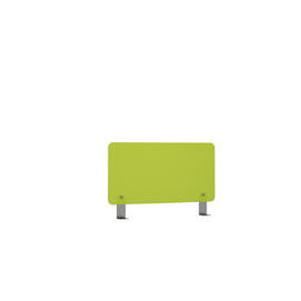 Офисная мебель Avance Барьер оргстекло для столов 6М, 6МБК.1, 6МБС.1 6БР.040.2 Kiwi/Алюминий матовый 600х4х300