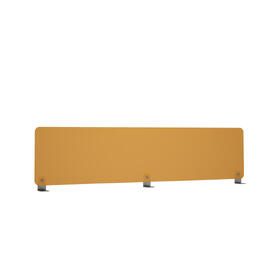 Офисная мебель Avance Барьер оргстекло для столов 6С, 6МД, 6МК 6БР.050.1 Оранжевый/Алюминий матовый 900х4х300