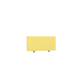 Офисная мебель Avance Барьер (ткань,боковой) 6БР.301.1 Микровелюр Lemon/Алюминий матовый 680х18х300