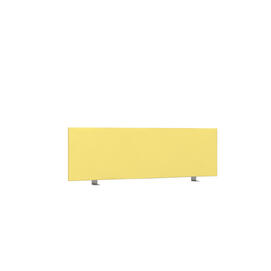 Офисная мебель Avance Барьер (ткань,фронтальный) 6БР.306.1 Микровелюр Lemon/Алюминий матовый 700х18х300