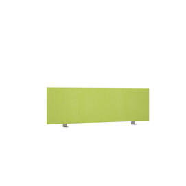 Офисная мебель Avance Барьер (ткань,фронтальный) 6БР.306.1 Микровелюр Kiwi (зеленый)/Алюминий матовый 1000х18х300