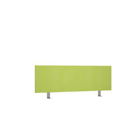 Офисная мебель Avance Барьер (ткань,фронтальный) 6БР.306.2 Микровелюр Kiwi (зеленый)/Алюминий матовый 1000х18х300