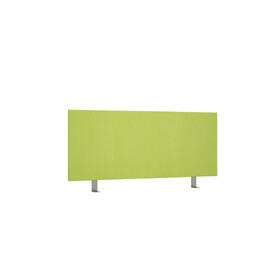 Офисная мебель Avance Барьер (ткань,фронтальный) 6БР.406.2 Микровелюр Kiwi (зеленый)/Алюминий матовый 1000х18х400