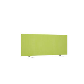 Офисная мебель Avance Барьер (ткань,фронтальный) 6БР.406.3 Микровелюр Kiwi (зеленый)/Алюминий матовый 1000х18х400