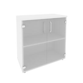 Офисная мебель Onix  Шкаф низкий широкий O.ST-3.2 Белый бриллиант 800x420x823