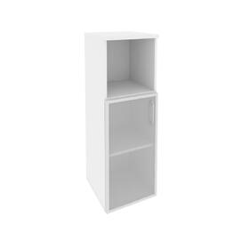 Офисная мебель Onix Шкаф средний узкий левый O.SU-2.2 R (L) Белый бриллиант 400x420x1207