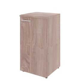 Офисная мебель Wave Шкаф-колонка с глухой малой дверью и топом WLC 42.1(R) Дуб Сонома 432х432х814