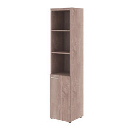 Офисная мебель Wave Шкаф-колонка с глухой малой дверью и топом WHC 42.5(R) Дуб Сонома 432х432х1949